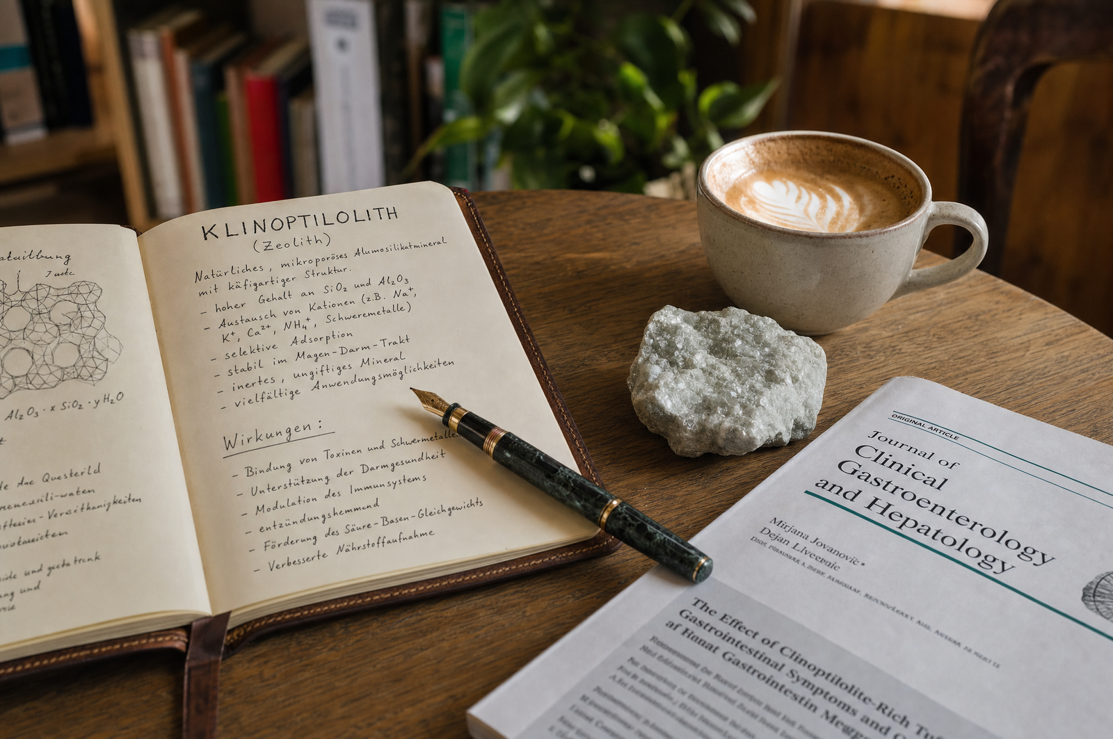 Meine Notizen aus dem Vortrag — Klinoptilolith, ein Stück Vulkangestein und ein Fachjournal aus der klinischen Gastroenterologie